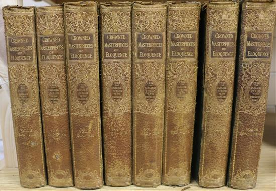 8 vols Crowned Masterpieces of Eloquence
